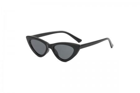 Lulu - Black Cateye Flexible Kids Sunglasses  - 1