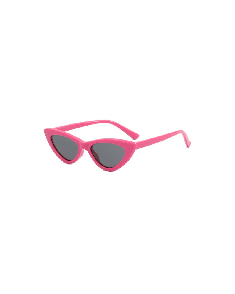 Lulu - Dark Pink Cateye Flexible Kids Sunglasses