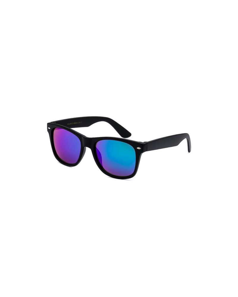 Mikey - Black - Blue Green RV Kids Sunnies