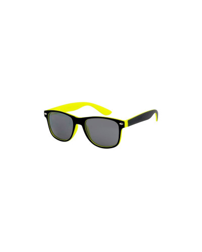 Duke - Fluro Black & Yellow Kids Sunglasses