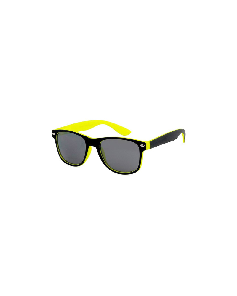 Duke - Fluro Black & Yellow Kids Sunglasses