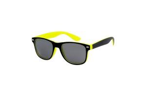 Duke - Fluro Black & Yellow Kids Sunglasses
