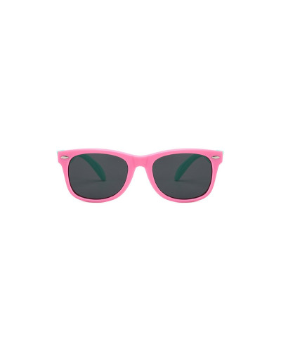 Felix - Kids Polarised Pink & Green Flexi Sunnies