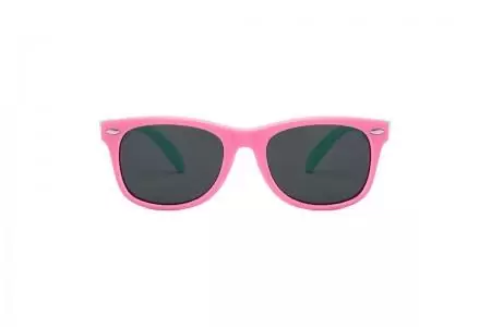 Felix - Kids Polarised Pink & Green Flexible Sunglasses