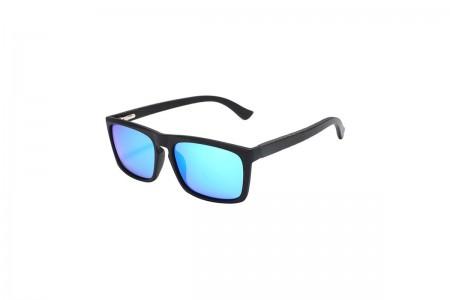 Bam'ing - Black Blue RV Polarised Bamboo Sunglasses