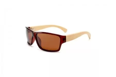 Bammed - Brown Bamboo Polarised Sunglasses