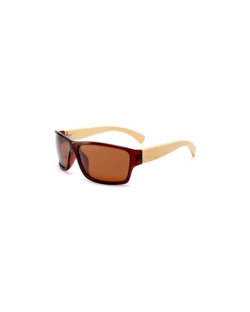 Bammed - Brown Bamboo Polarised Sunglasses