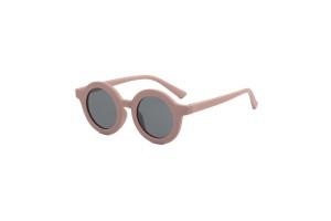 Lorax - Brown Round Flexible Kids Sunglasses