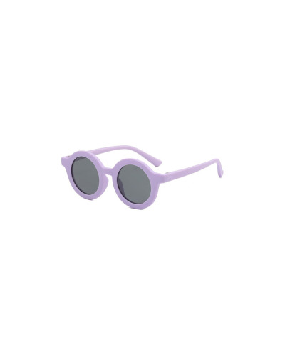 Lorax - Purple Round Flexible Kids Sunglasses