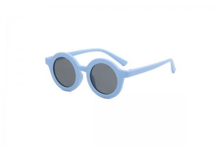 Lorax - Blue Round Flexible Kids Sunglasses