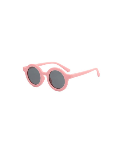 Lorax - Pink Round Flexible Kids Sunglasses