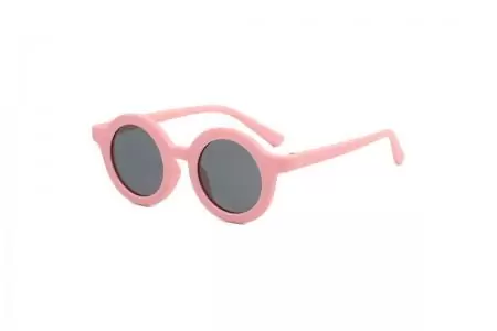 Lorax - Pink Round Flexible Kids Sunglasses