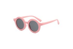 Lorax - Pink Round Flexible Kids Sunglasses