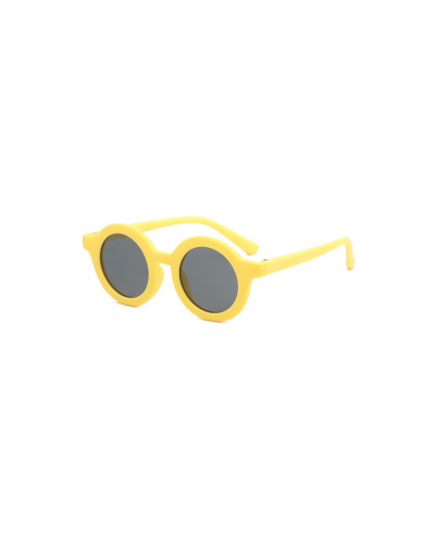 Lorax - Yellow Round Flexible Kids Sunglasses