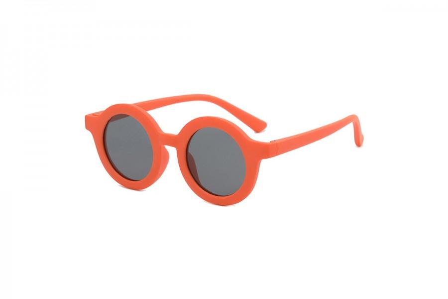 Lorax - Orange Round Flexible Kids Sunglasses