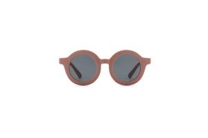 Lorax - Brown Round Flexible Kids Sunglasses front