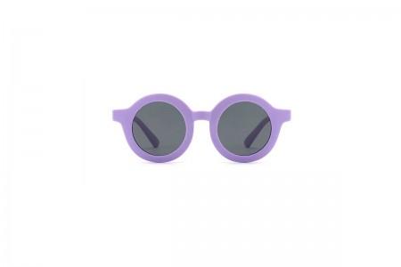 Lorax - Purple Round Flexible Kids Sunglasses front