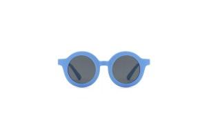 Lorax - Blue Round Flexible Kids Sunglasses front