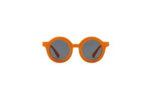 Lorax - Orange Round Flexible Kids Sunglasses front