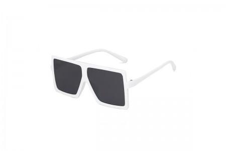 Jimbo - White Oversized Kids Sunglasses