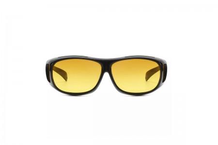 Medium Fitover Sunglasses - Yellow Low Light Polarised front