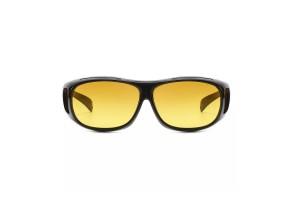 Medium Fitover Sunglasses - Yellow Low Light Polarised front