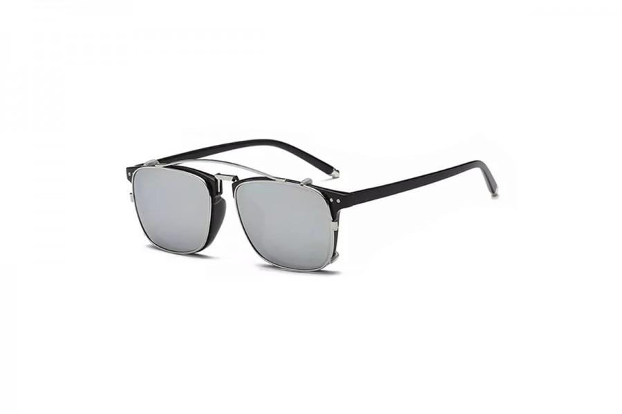 Raphael - Mirror TR90 Frame TAC polarised Clip on Sunglasses