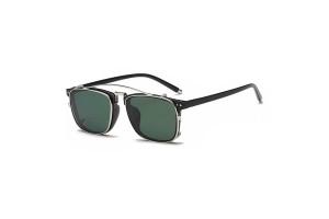 Raphael - Silver G15 TR90 Frame TAC polarised Clip on Sunglasses