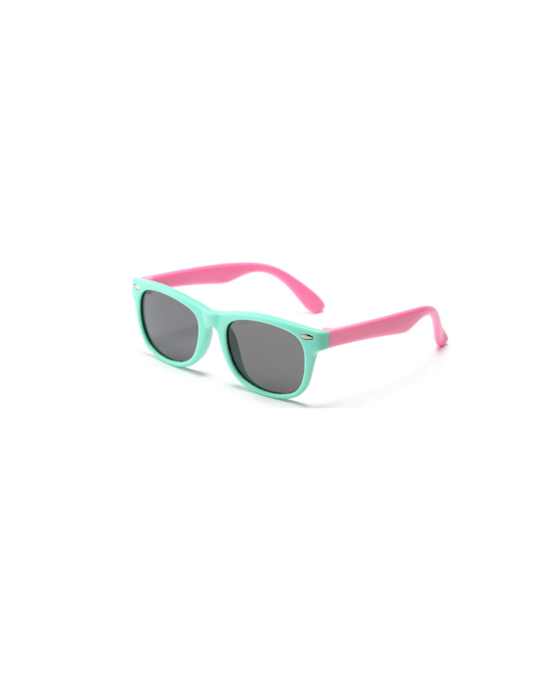 Felix - Aqua & Pink Flexible Sunglasses for Kids