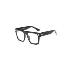 Maxwell - Blue Light Blocking Flat Top Glasses - Black