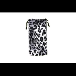 Super Soft Sunglasses Pouch - Snow Leopard