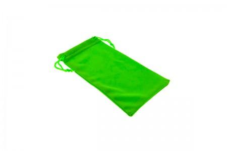 Fluro Microfibre Soft Pouch - Green