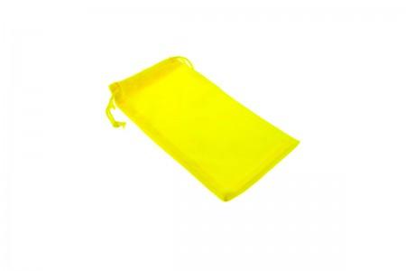 Fluro Microfibre Soft Pouch - Yellow