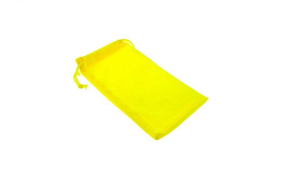 Fluro Microfibre Soft Pouch - Yellow