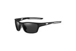 Sagan - Matte Black Polarised Sports Sunglasses