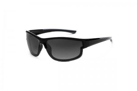 Tommy - Matte Black Polarised Sports Sunglasses