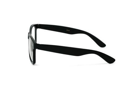 Classic Clear Lens Glasses - Black side