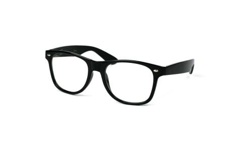 Classic Clear Lens Glasses - Black