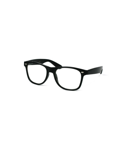 Classic Clear Lens Glasses - Black