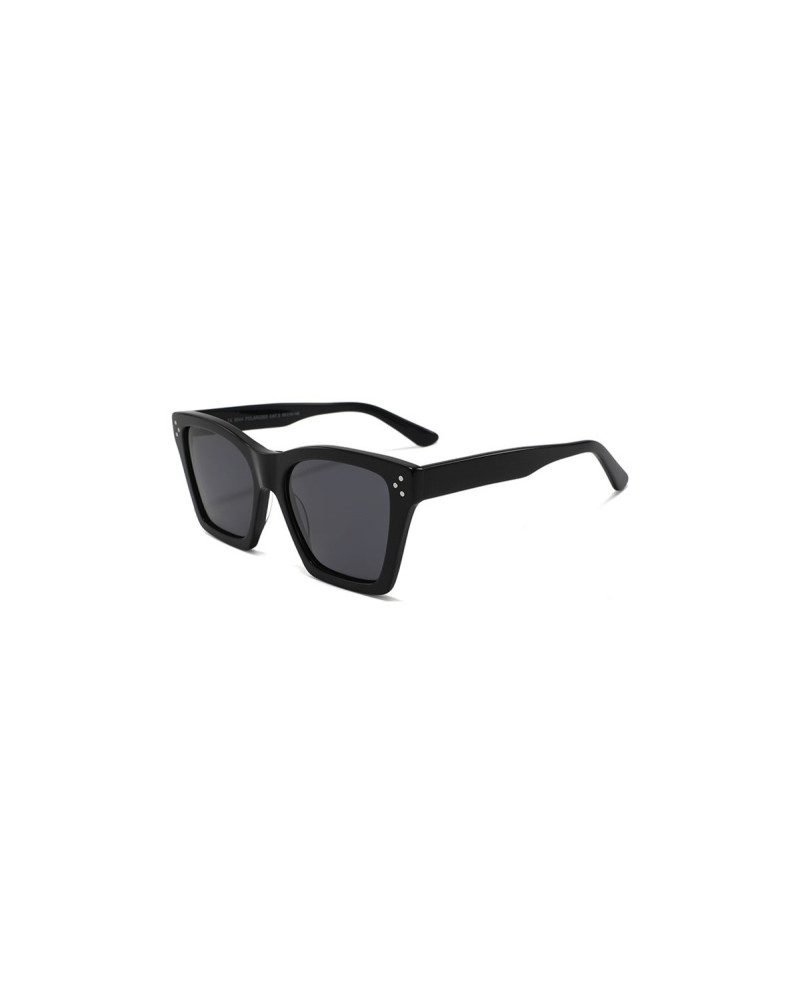 Jaime - Black Polarised Cat eye Sunglasses