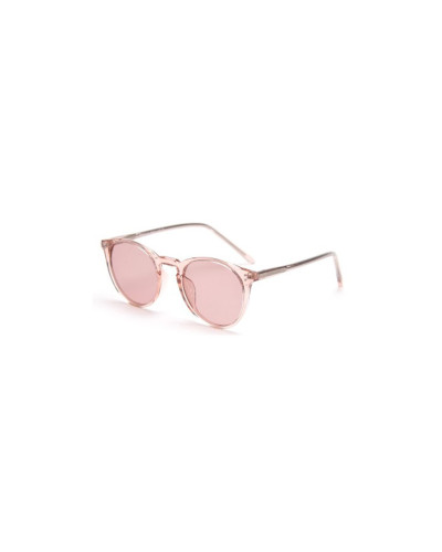 Minka Pink Round Polarised TR90 Sunglasses