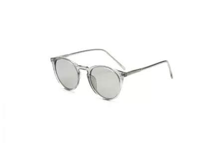 Minka Grey Round Polarised TR90 Sunglasses