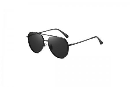 Coopes - Black Polarised Aviator Sunglasses