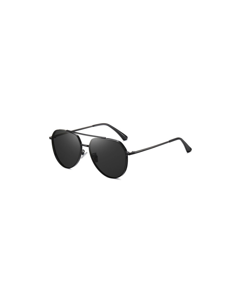 Coopes - Black Polarised Aviator Sunglasses