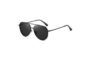 Coopes - Black Polarised Aviator Sunglasses