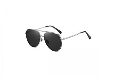 Coopes - Silver Polarised Aviator Sunglasses