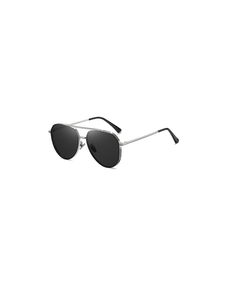 Coopes - Silver Polarised Aviator Sunglasses