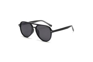 Hugh - Black Premium TR90 Aviator Sunglasses