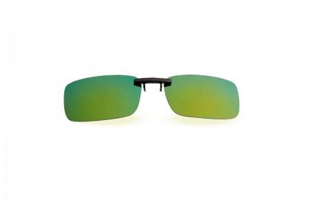 Cooper Green RV Polarised Aluminium Clip on Sunglasses