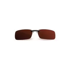 Cooper Brown Polarised Aluminium Clip on Sunglasses